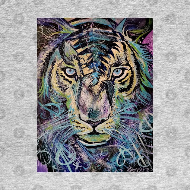 Nova (tiger artwork) by MarkProsserfineart 